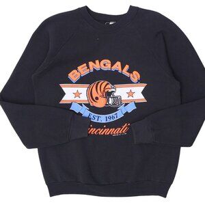 Vintage 80s Cincinnati Bengals Football Sweatshirt, Retro NFL Cincinnati Bengals
